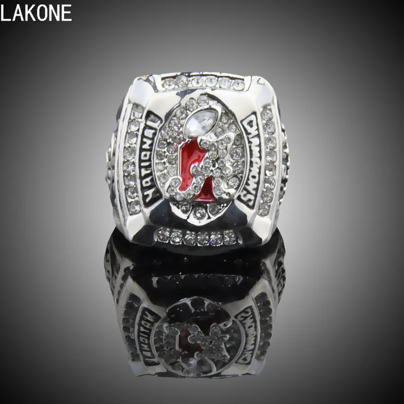 LAKONE Championship ring,2011 Alabama Crimson Tide Kejuaraan Replica