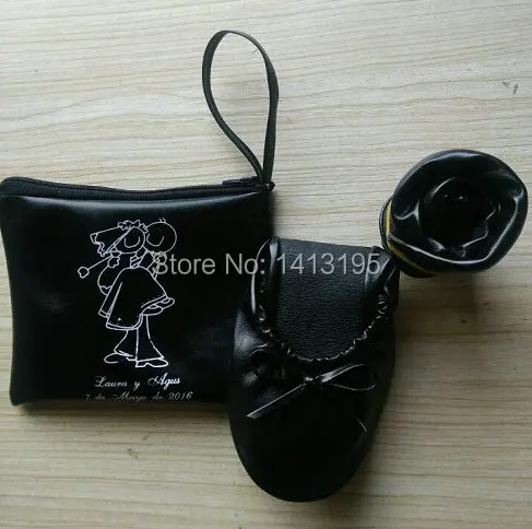 

Free Shipping ! After-Party Shoes Foldable Ballet Flats Roll-Up Wedding Bridal Parties shoes