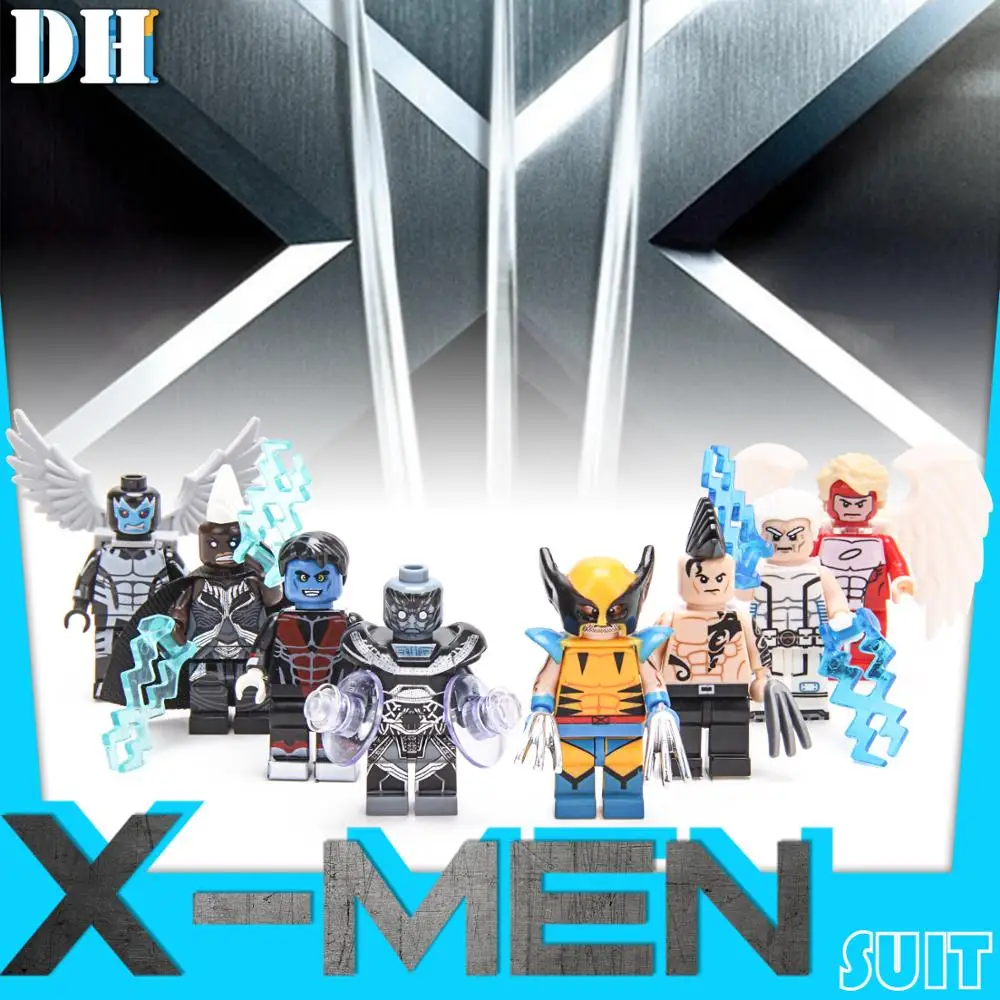 

Apocalypse Super Heroes Building Blocks X-Men Wolverine Flash deadpool Batman Bricks Action Figures Collection Children Gift Toy