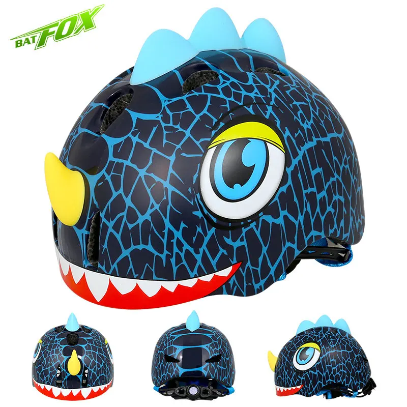 

2017 Hot Child Dinosaur Pattern Bicycle Riding Helmet Ultralight Skiing Skating Outdoor Sports MTB Helmet Cycling Helmet casco