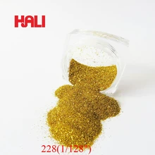Блеск порошок, блеск, пигмент, Яркий порошок золотого блеска, артикул: № 228(1/128 ''), широко используется