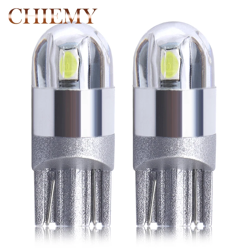 

2Pcs W5W Led T10 Bulb 194 168 Turn Signal License Plate Light Clearance 6000K White Red Yellow 12V Auto Lamp Car Lights Bulbs