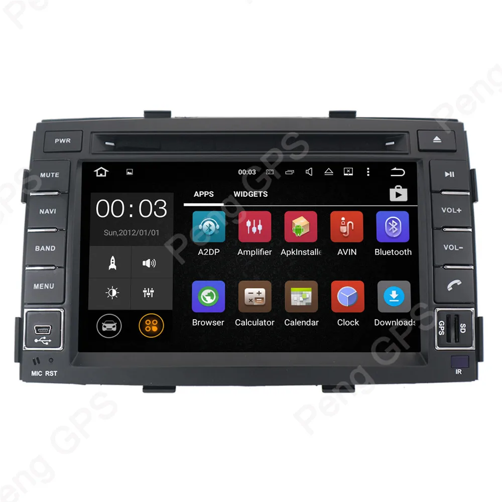 Flash Deal 4G+32G Octa Core 2 Din Stereo Android 8.0 Car Radio for Kia Sorento 2010-2012  GPS Navigation CD DVD Player Bluetooth headunit 1