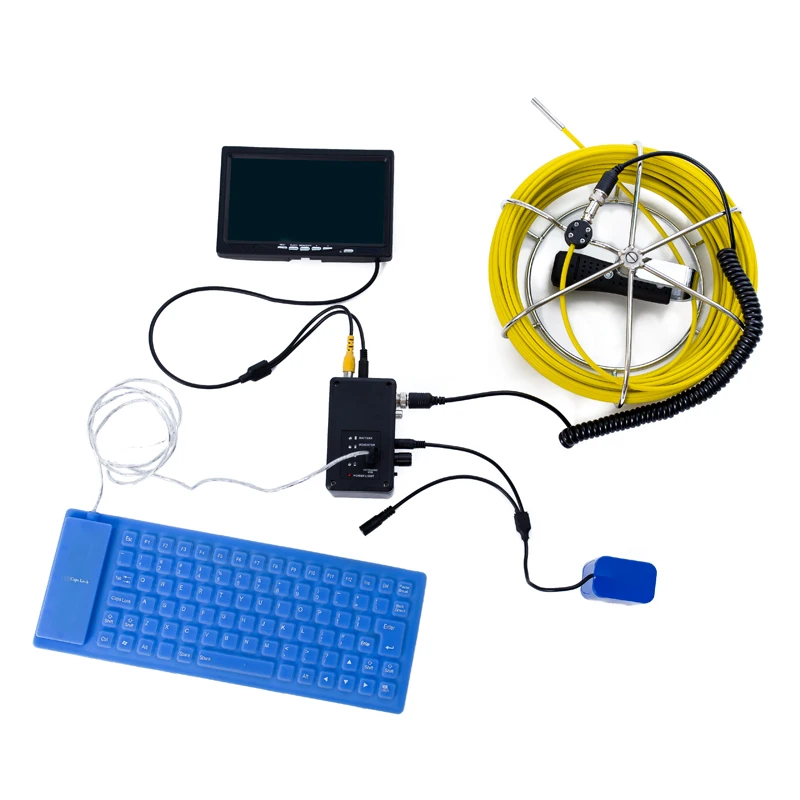 Шланг эндоскоп WP91 30 м с ЖК дисплеем 9 дюймов 6 5/17/23 мм|pipe inspection camera|inspection camerasewer pipe