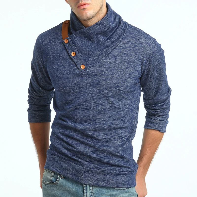 

Men'S Pullover Sweaters 2019 Brand New Design Casual Sweater Turtleneck Slim Fit Knitting Mens Sweaters Men Pullover Men 3XL