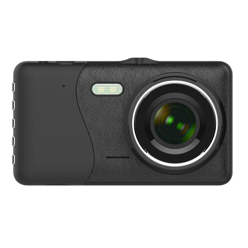 " 1080 P двойной объектив приборной панели автомобиля DVR видео рекордер Dash Cam+ камера заднего вида монитор для автомобиля запись dashcam двойной назад
