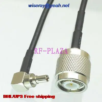 DHL/EMS 100 шт. Кабель 6 inch TNC мужчины к CRC9 мужской прямым углом RG174 РФ Пигтейл соединительный кабель с одного года warranty-A2