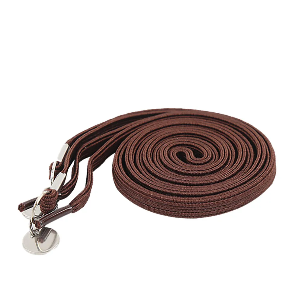 1pair 11 Colors Elastic Locking Round Shoe Laces No Tie Shoelaces Kids Adult Sneakers Quick Laces Strings T2