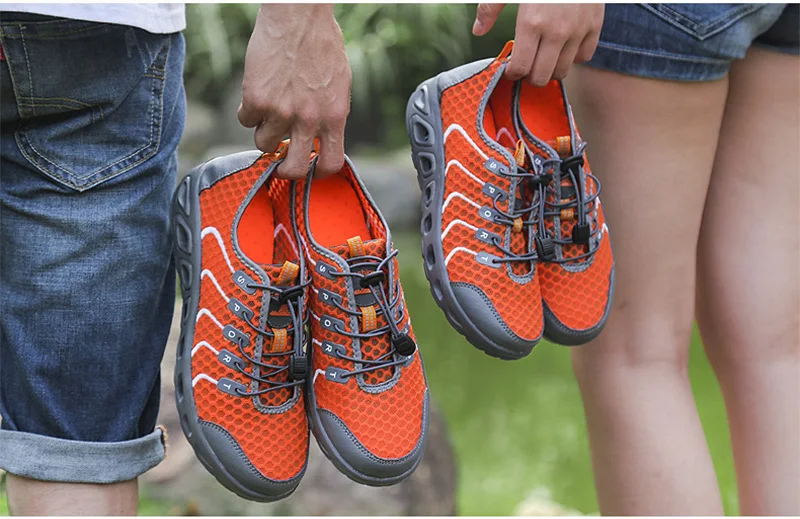 Summer Unisex Breathable Comfortable Mesh Sneakers Men Shoes Out door Wading Water Male Shoes Loafers Casual Walking (16)