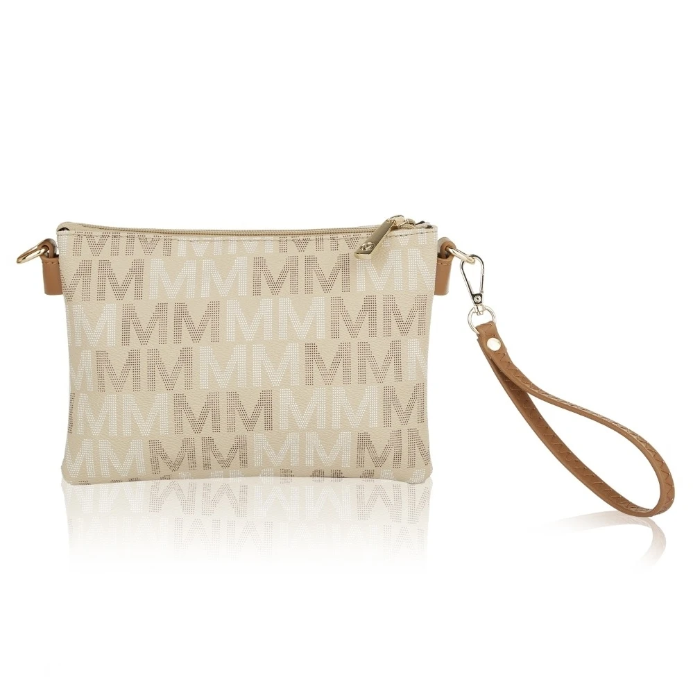 Mia K Farrow Logo Print Wristlet Bag, Multiple Colors (3)