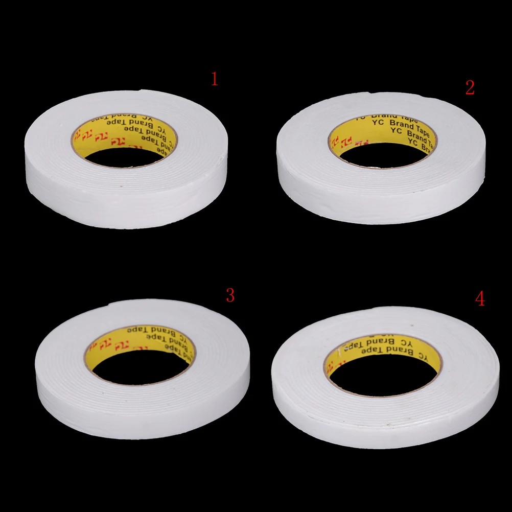 

5M 15mm-30mm Super Strong Double Faced Adhesive Tape Foam Double Sided Tape Self Adhesive Pad For Mounting Fixing Pad Sticky