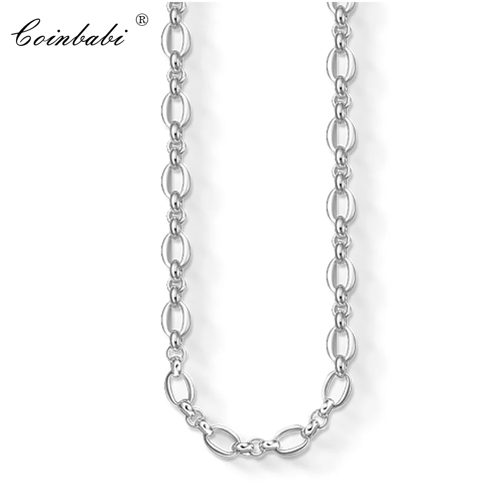 

Цепочка с круглой застежкой, модный подарок для женщин и мужчин, ювелирные изделия души в европейском стиле из серебра 925 пробы, модные украшения оптом