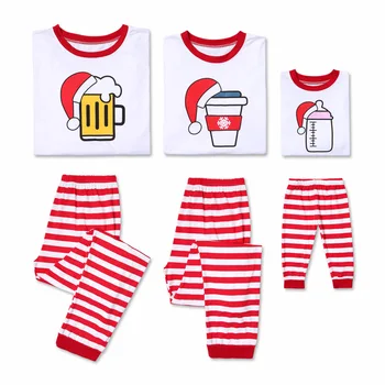 

2018 New Christmas Family Matching Christmas Pajamas Set Women Men Baby Kids Family Plaid Pyjamas Kids Photography Clothes Set