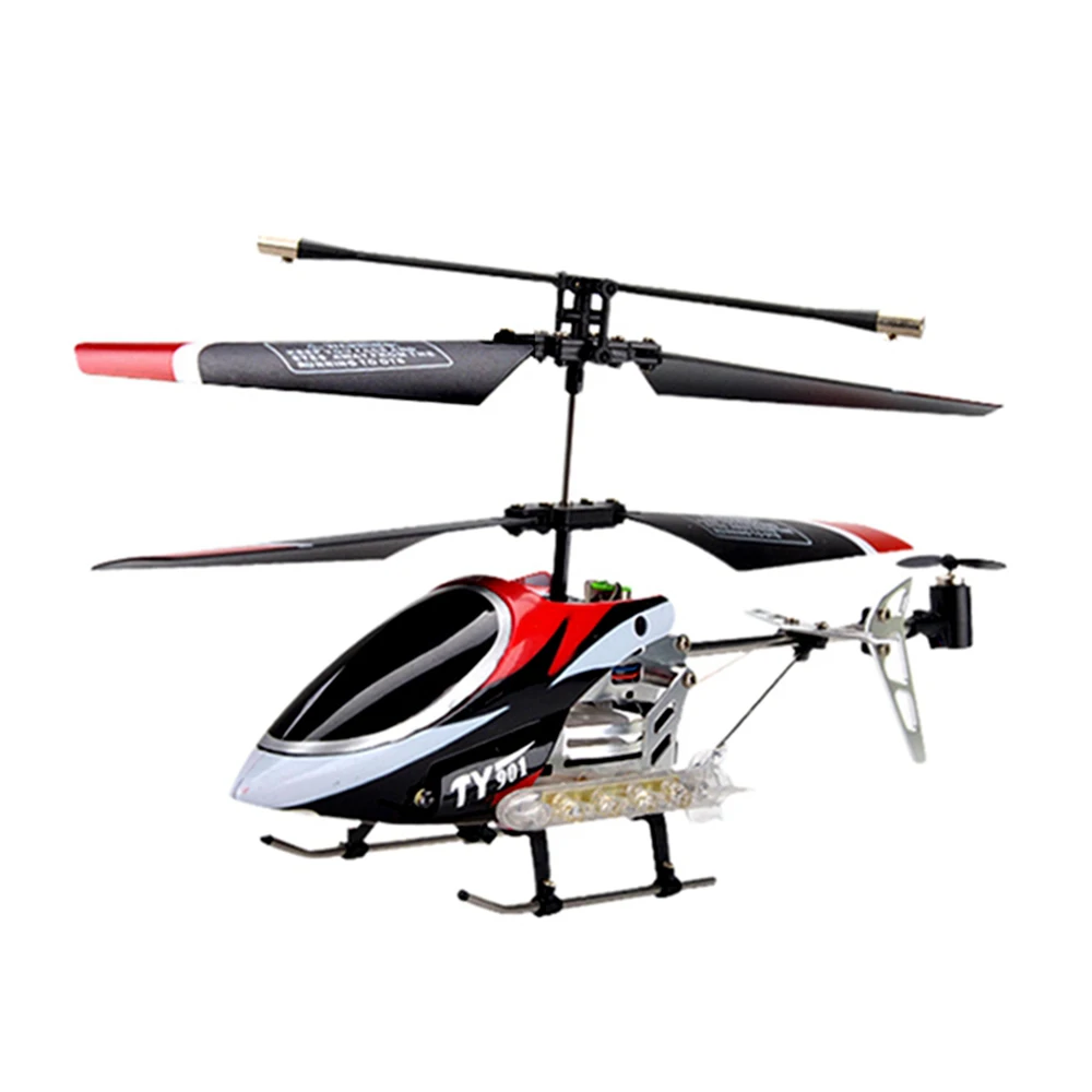 Flytec TY901 3.5CH Metal RC Helicopter Aircraft Drone with Gyroscope