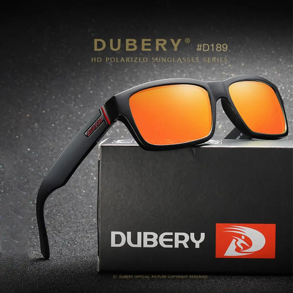 

DUBERY Men Women Outdoor Sports Cycling Glasses Polarized UV400 Driving Sunglasses