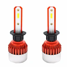

LAIMAIK H1 LED Headlight Bulb Conversion Kit 6000K Super Mini size H1 LED Bulbs for Car 72W 12000LM LED Headlight Bulbs 2PCS