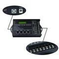 D4(CV)/D4C(CC)/DL(0-10 V) 4CH DMX512 панель расшифровки жидкокристаллического дисплея; D4 RGB/RGBW СИД Din рейка крепление 4 канала led ДАЛИ затемняя контроллер