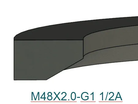 М 48X2,0 DIN3869 резьбовое печать, ED печать, D кольцо