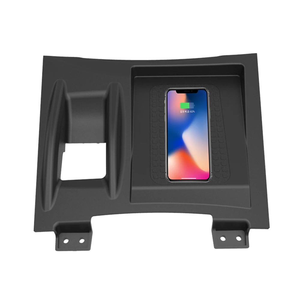 

QI Wireless Car Charger For Nissan X-trail / Qashqai 2015-2019 Intelligent Fast Wireless Charging Car Phone Holder for IPhone