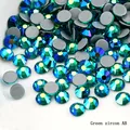 Green zircon AB