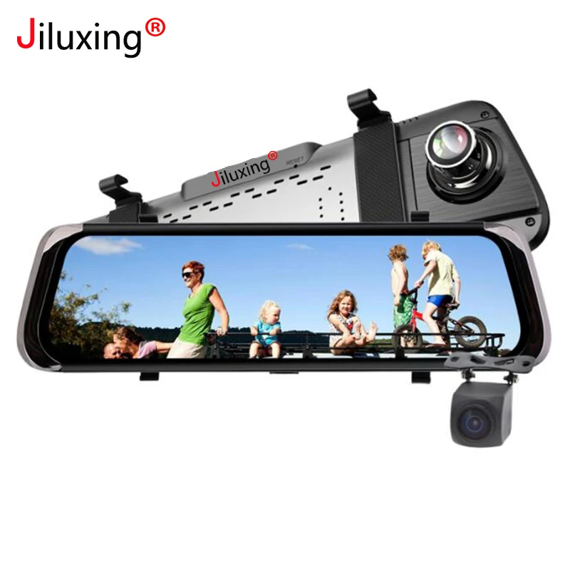 Автомобильный видеорегистратор Jiluxing D05S 1080 P 10 дюймов сенсорный экран