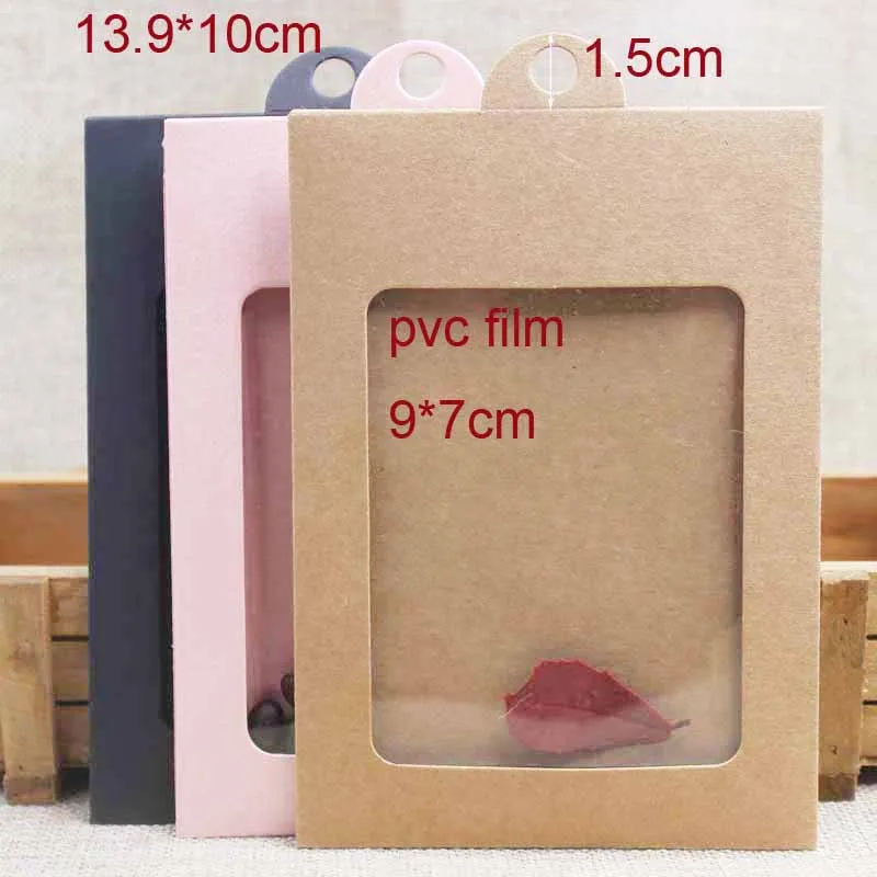 10 наборы мульти цвет necklacke кулон пакет и дисплей вешалка окно с карты конфеты/упаковка подарочная коробка окна вешалка окно