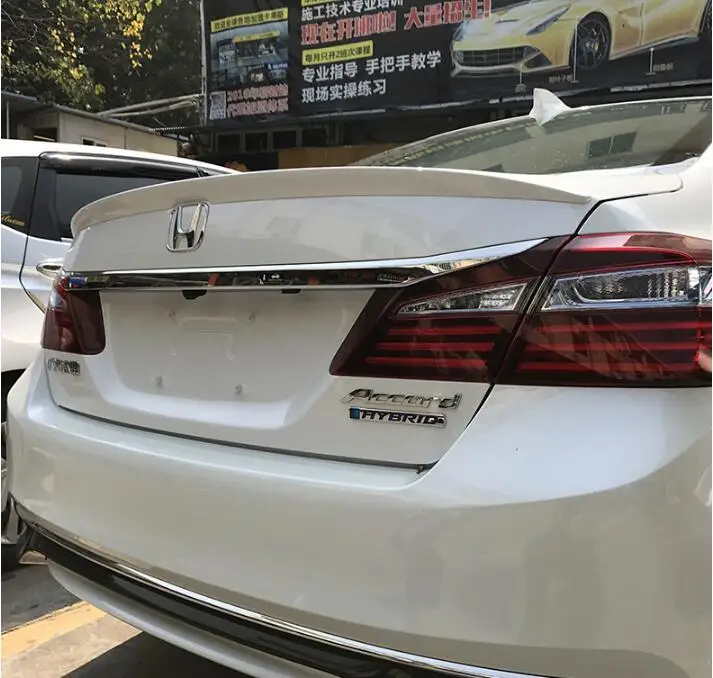 Краска ABS автомобильный спойлер для заднего крыла багажника 14 17 Honda Accord 2014 2015 2016 2017