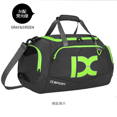 Нейлоновая уличная мужская женская спортивная сумка, водонепроницаемая походная дорожная сумка для фитнеса, Наплечная Сумка для спортзала, тренировочная сумка для йоги - Цвет: gray green