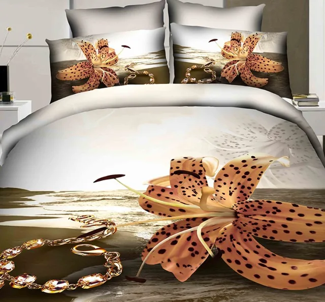 3d beach duvet cover bedding set quilt fitted cotton bed sheets sea cal king cotton sheet set