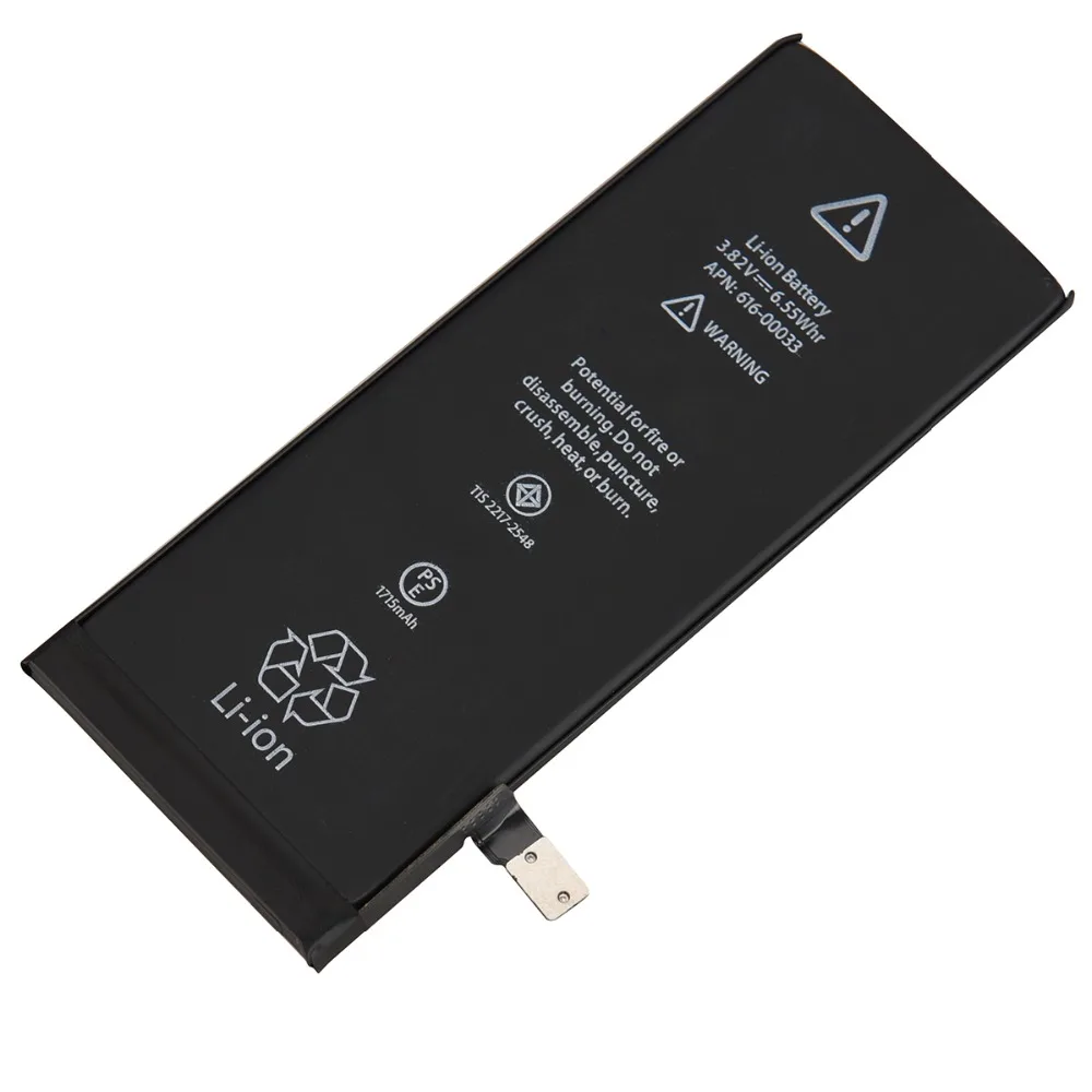 Аккумулятор для iPhone 5 5S 6 6 S 7 Plus литий-ионная Замена батареи сотового телефона акумуляторная батарея для iPhone 6 S+ Бесплатные инструменты