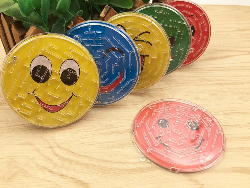 

Kid Mini Maze 3D Maze Puzzle Hand Game Case Fun Brain Game Board Game Children Challenge Labyrinth Rolling Ball Educational Toys