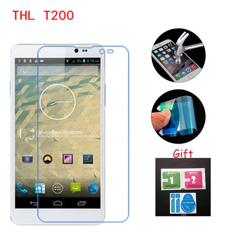 1 шт. Лидер продаж для THL T200 защита экрана Premium закаленное стекло мягкая нано
