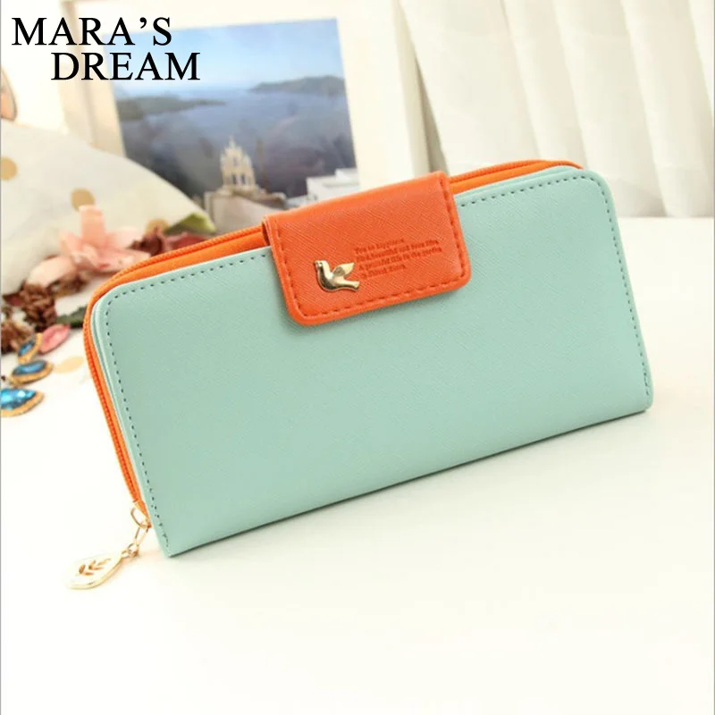 Mara's Dream Women Leather Wallet Women's Clutch Bag Hasp Wallet Zipper Long Purses Card Holder High Quality Bolsa Feminina Mara's Dream Women Leather Wallet Women's Clutch Bag Hasp Wallet Zipper Long Purses Card Holder High Quality Bolsa Feminina