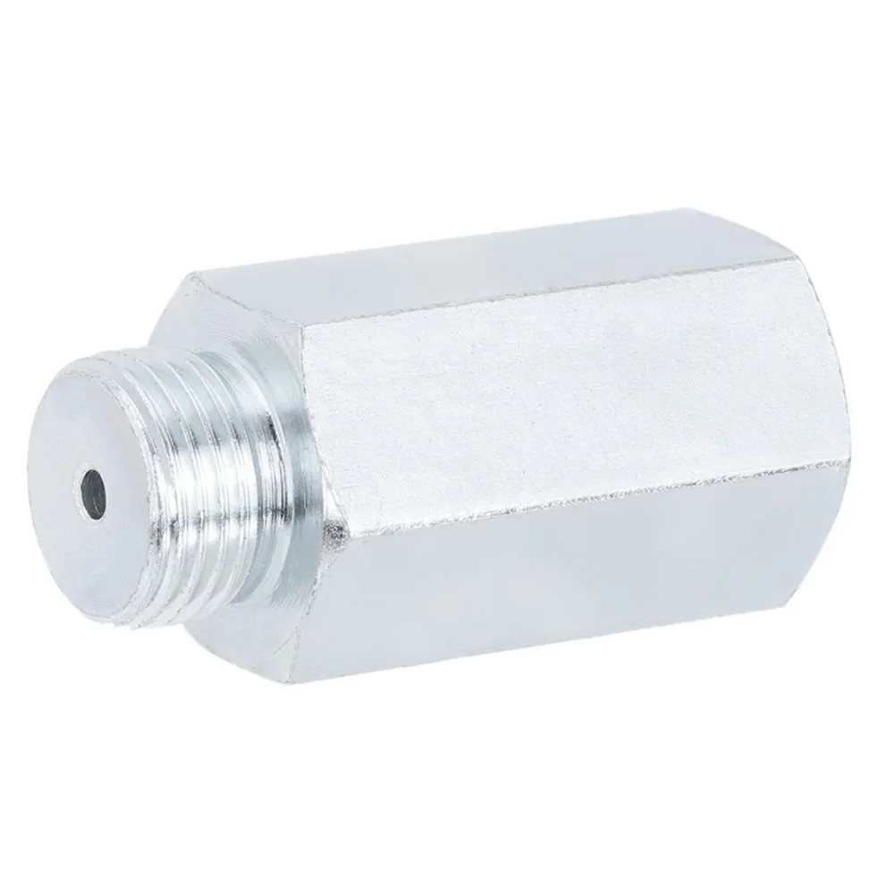 

M18 x1.5 Lambda O2 Oxygen Sensor Extension Extender Spacer Exhaust Silver