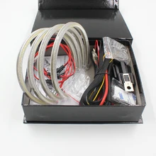 FSYLX 120SMD светодиодный ангельские глазки для BMW E46 E39 E38 E36 проектор светодиодный фары halo Кольцо Комплект для e46 белый 4*131 мм