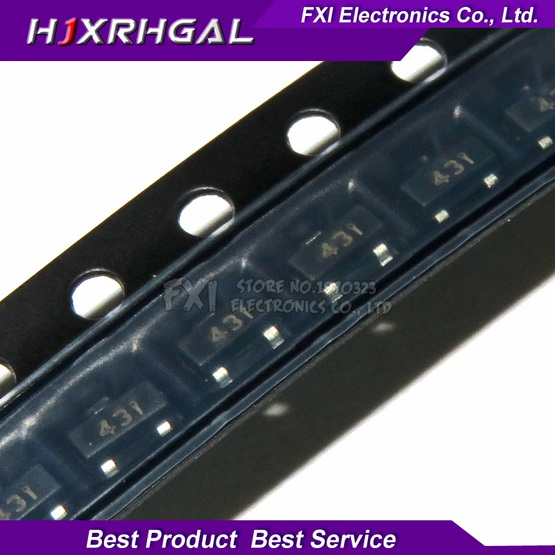 100 шт. TL431 SOT23 TL431A SOT 23 431 SMD 3 регулятор напряжения IC новый оригинальный|ic smd|voltage