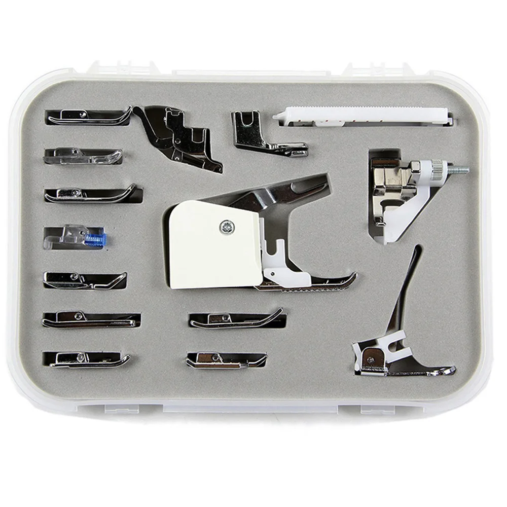 

15Pcs Multifunction Sewing Machine Presser Walking Foot Feet Kit Accessory for Brother Singer Feiyue acessorio para costura