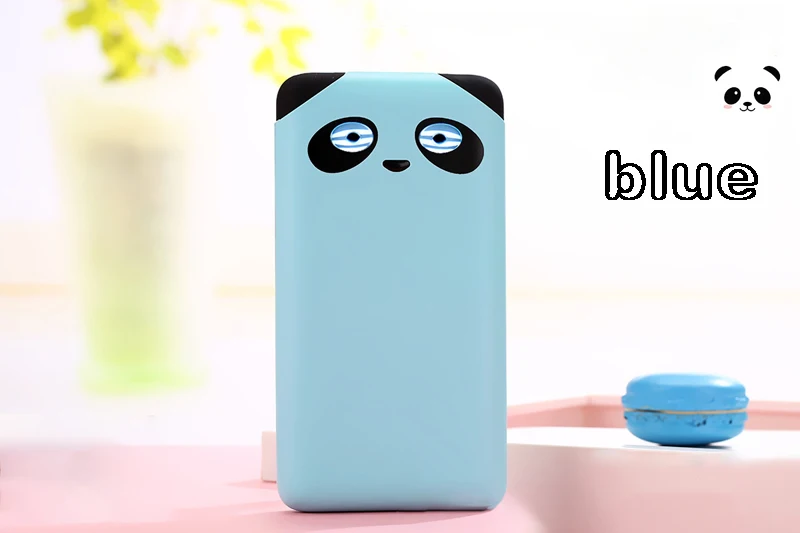 Fetile Panda 20000 мАч мобильное зарядное устройство с мультяшным рисунком зарядное устройство для мобильного телефона для iPhone Xiaomi samsung S9 S8