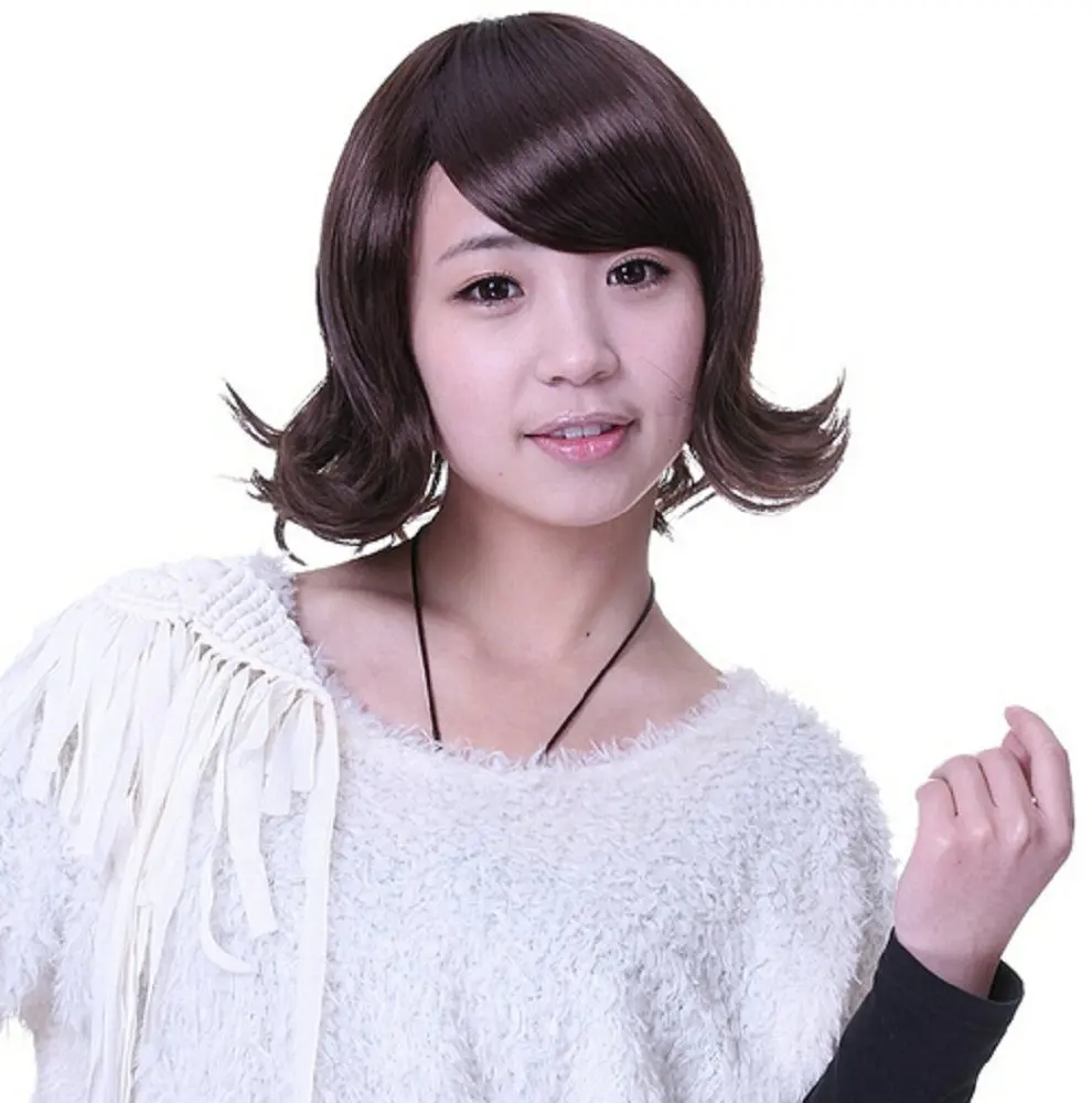 Japan And South Korea Short Curly Hair Cute Hairstyle