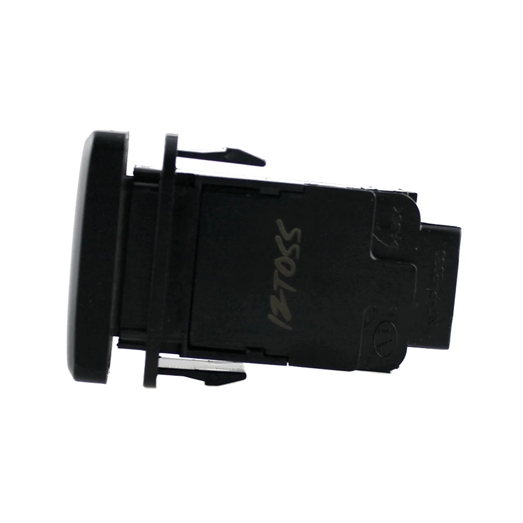 39 mm x 21 mm Black Push Switch Single Pole Single Throw ON-OFF Push Switch For Toyota Prado/Landcruiser/FJ Cruiser Etc Models