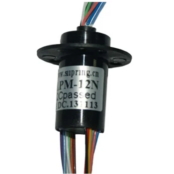 

12 Circuits Capsule Slip Ring Compact Design Signal/Power Combination For Small And Medium Size Equipment