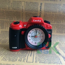 Мини Творческий Камера Форма иглы часы будильник для офиса Домашний Декор Ремесло творческий подарок для Обувь для мальчиков, девочек
