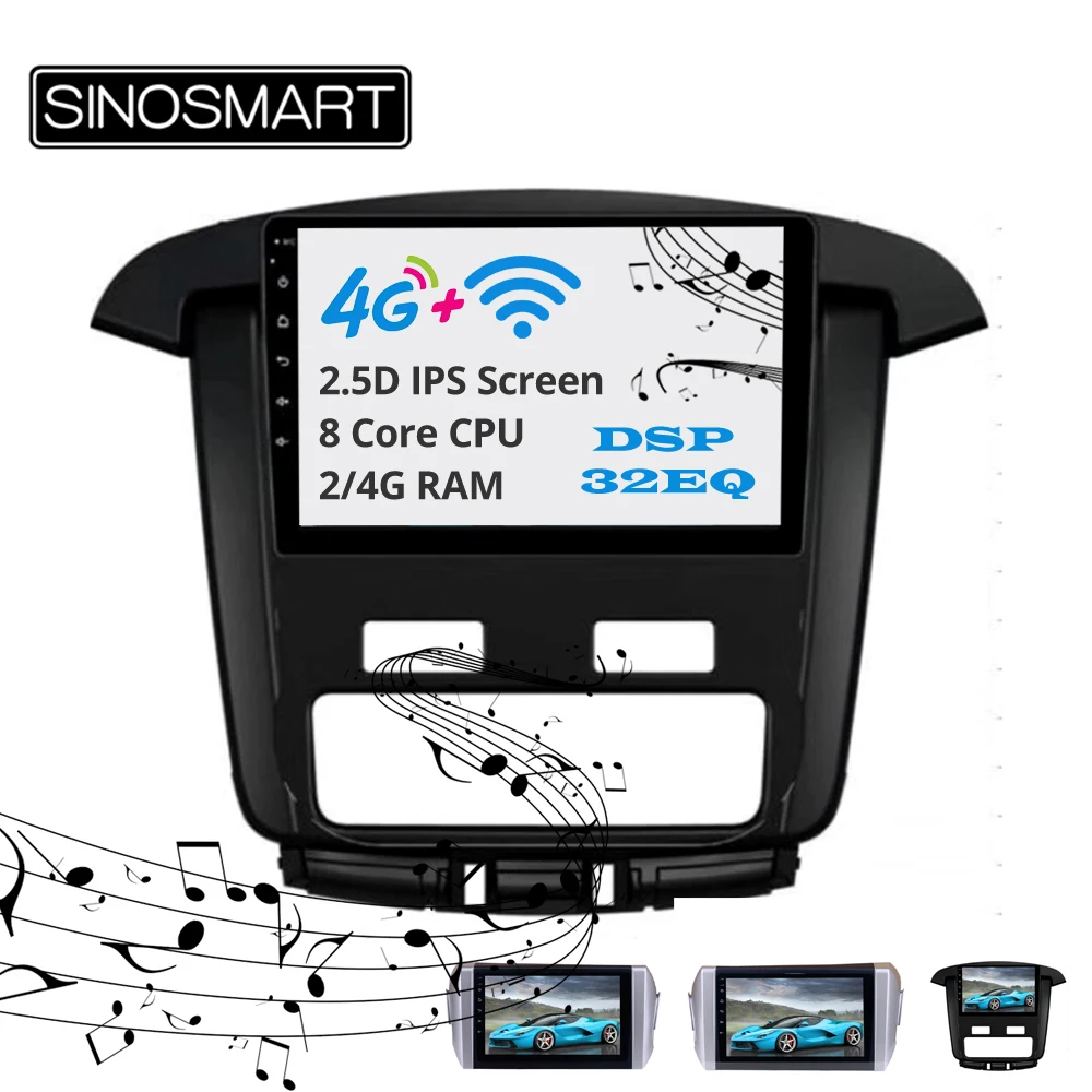 Sale Sinosmart  Android 8.1 2Din IPS/QLED 2.5D screen car gps radio navigation player for Toyota Innvoa 2007-2019 14