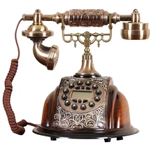 Мода и креативность европейского Ретро телефона с веревкой Древний телефон дома стоящая машина и украшение дома Telepho