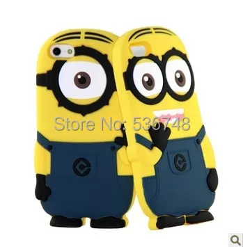 Designer 3D Cute Cartoon Despicable Me Minion phone case