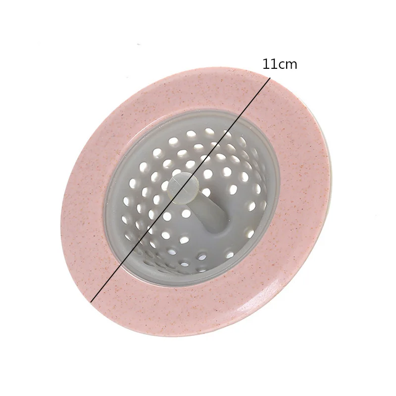 Высокое качество 1 шт. ванная комната/кухня товары для дома раковина ситечко 4 цвета дуршлаг силиконовый канализационный Фильтр Крышка для дренажа волос/остатки