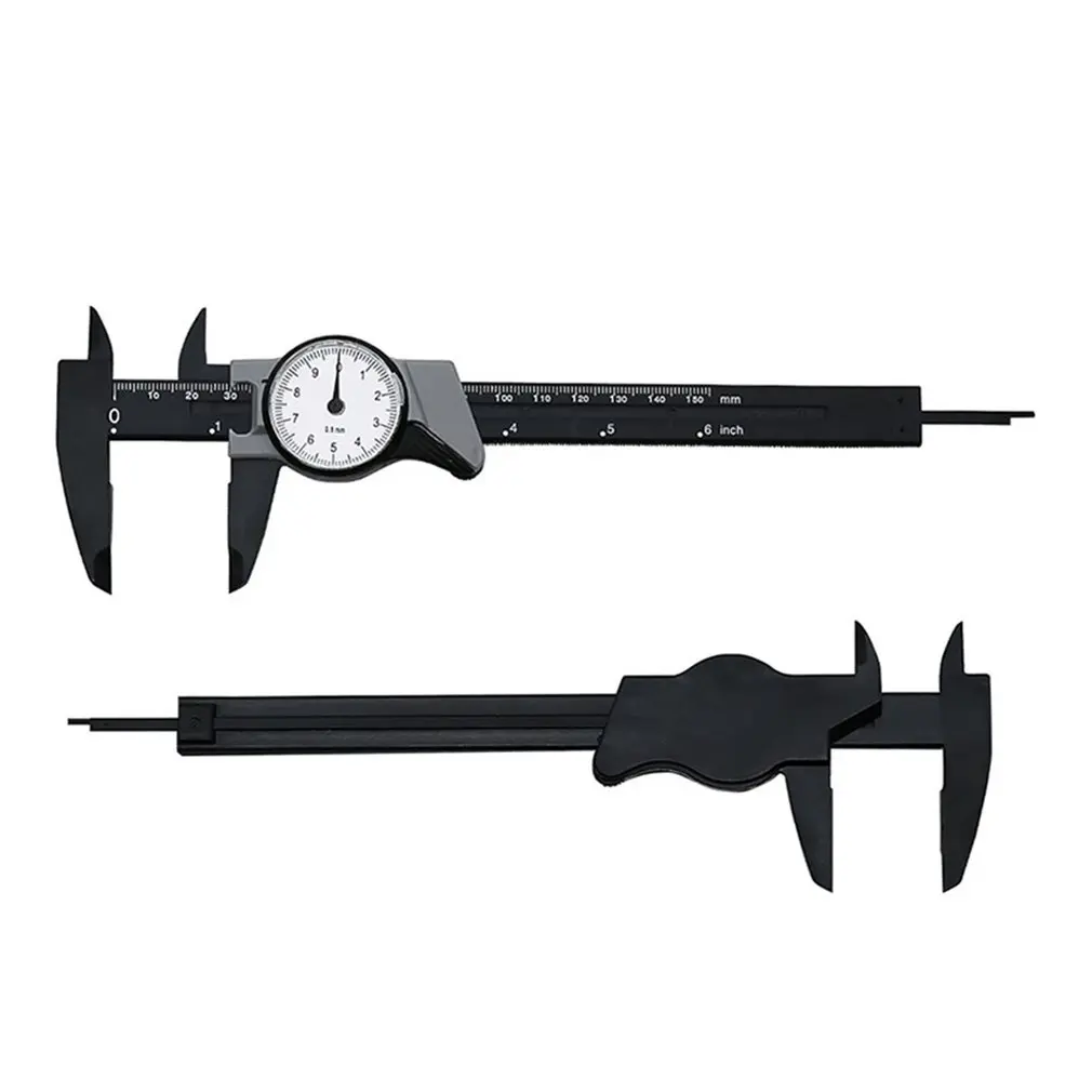 

0-150mm Dial Caliper Shock-proof Plastic Vernier Caliper High Precision Metric Micrometer Portable Gauge Measuring Tool