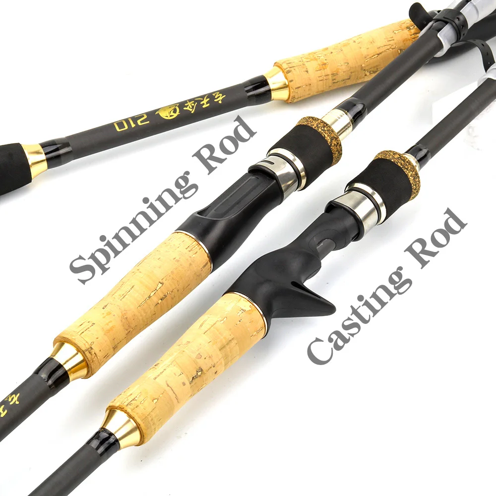 

Carbon Spinning Casting Telescopic Fishing Rod Pesca M Power Hand Fishing Tackle Feeder Pole Lure Wt:3-21g Line Weight 6-12lb
