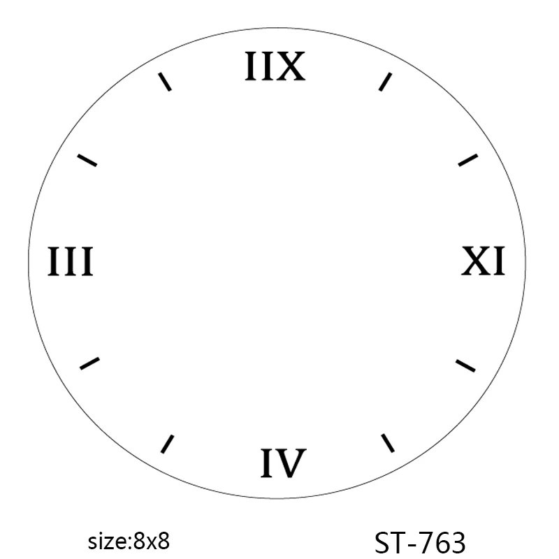 

AZSG Simple Clock Watch Transparent Clear Stamps For DIY Scrapbooking Decorative Card making Craft Fun Decoration Supplies 8x8cm