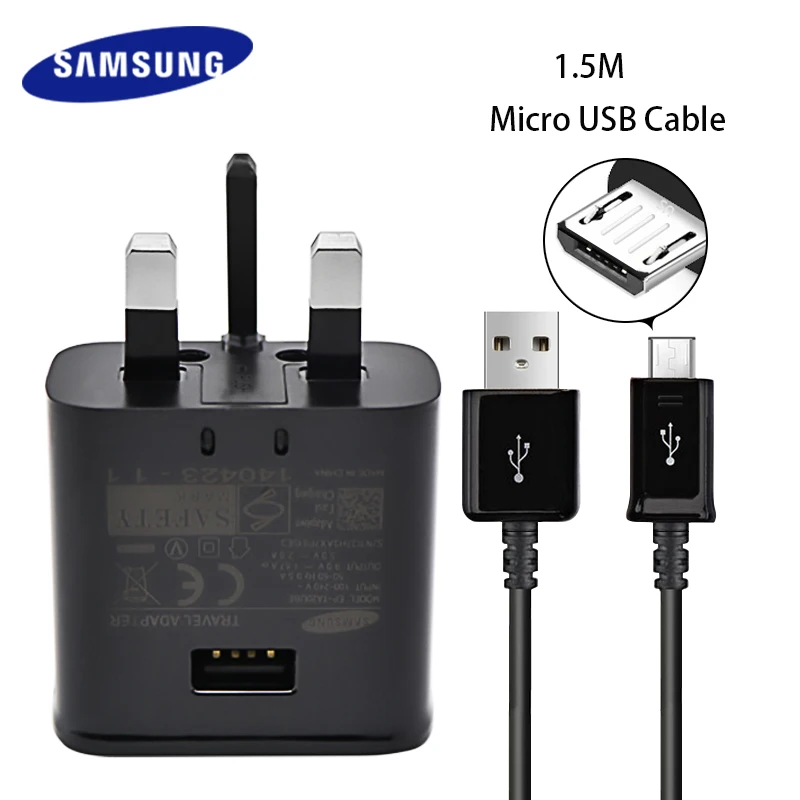 Samsung S 6 S 7 edge Fast Charger Original 15W Quick Wall Travel